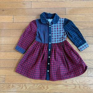 Ralph Lauren Multicolor Plaid Kids Dress